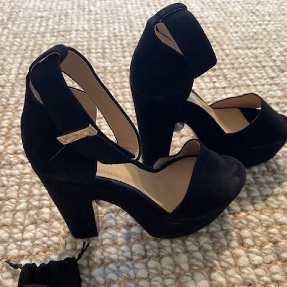 Nicholas Kirkwood Hidden Pearl Platform Suede Sandals - Picture 12 of 16